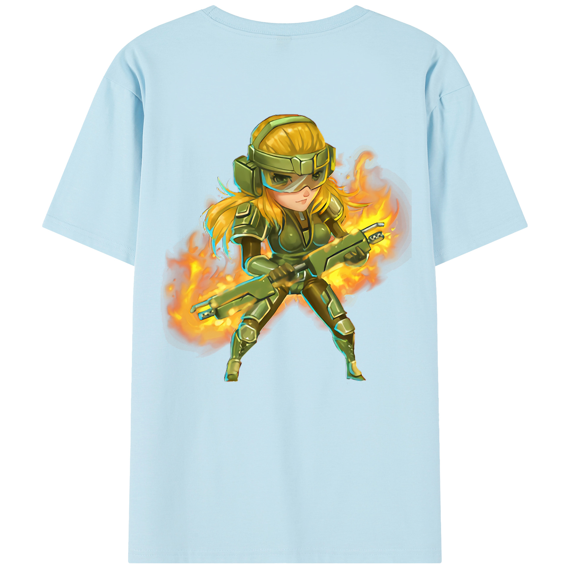 リーグ・オブ・レジェンド League of Legends LOL 綿100％半袖Tシャツ（背面プリント）